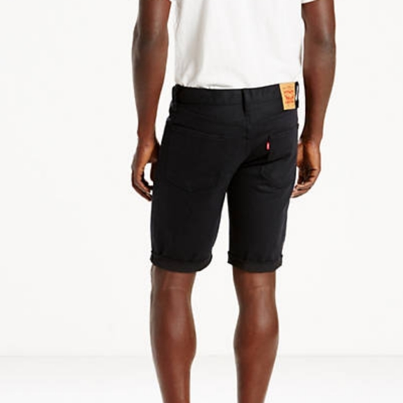 Levi's 511 Slim Cut Off Shorts Men's W36 Black - Picture 2 of 7